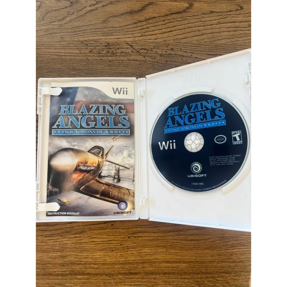 Blazing Angels: Squadrons Of WWII Nintendo Wii Game Complete With Case & Manual